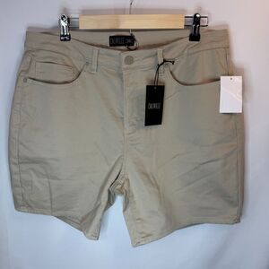 XXL Caliville Men's Chino Shorts NWT Cotton Blend 6.5" Inseam Beige